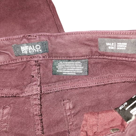 NWOT Burgundy Pants - Picture 3 of 6